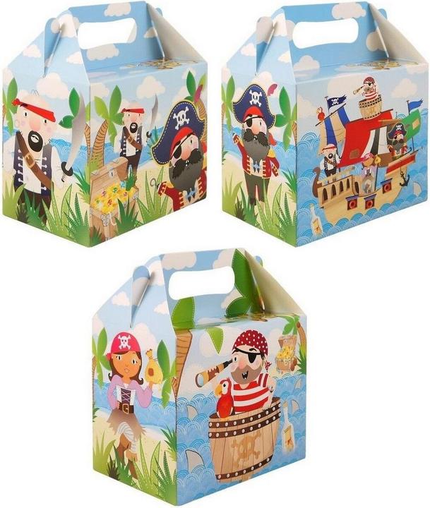 Produktbild Henbrandt Pirat Geschenkschachteln 12erPack Karton (Geschenkbox, 12 x)