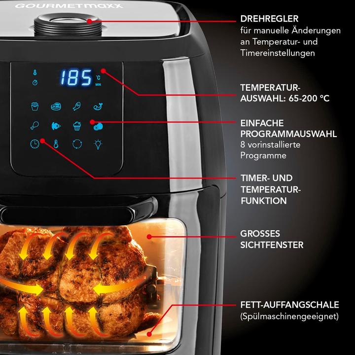 Actual product image Gourmetmaxx Hot air fryer