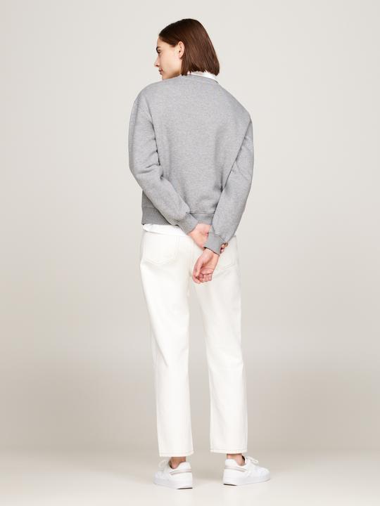 Image du produit Tommy Hilfiger Regular Sweatshirt Dames - Grijs - Maat S (S)