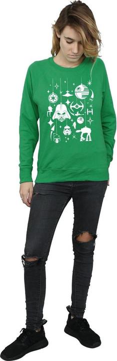 Actual product image Star Wars Womens/Ladies Christmas Decorations Sweatshirt (XL)