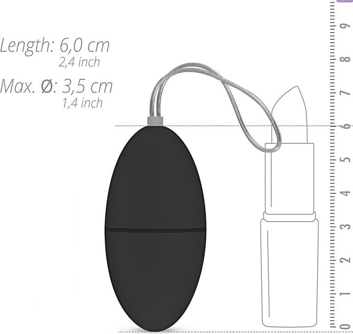 Actual product image Easytoys Vibrating bullet