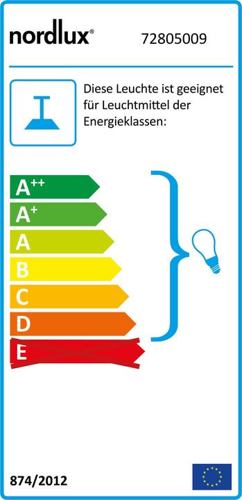 Label énergétique Nordlux Luxembourg (E27)