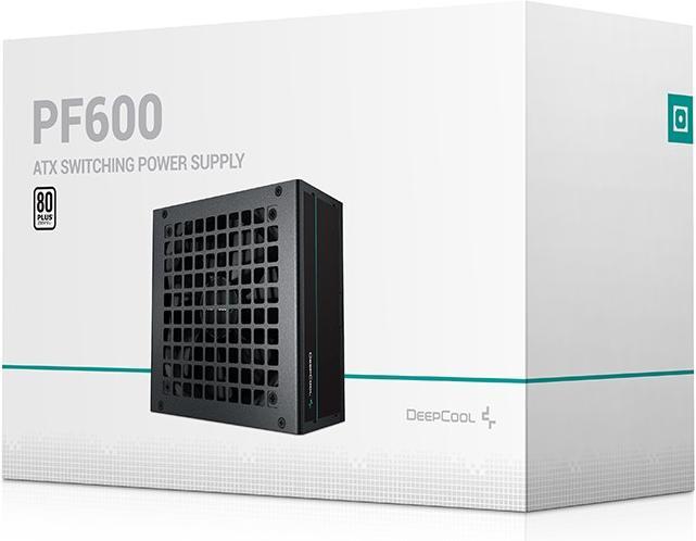 Produktbild Deepcool PF600 power supply unit 20+4 pin ATX ATX Black (600 W)