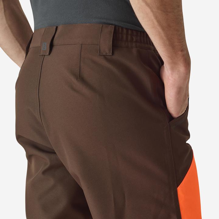 Produktbild Solognac Jagdhose Regenhose Renfort 500 orange/braun (M)