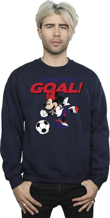 Actual product image Disney Mens Minnie Mouse Going For Goal Sweatshirt (L)