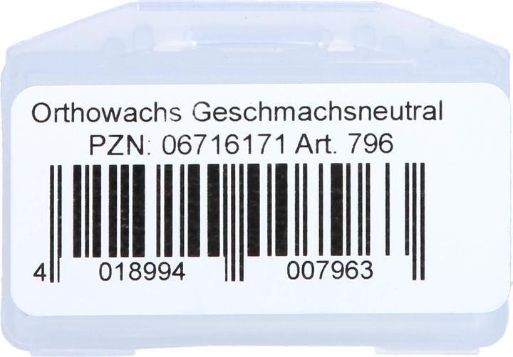 Megadent Wachs für Zahnspangenträger, 1 St
