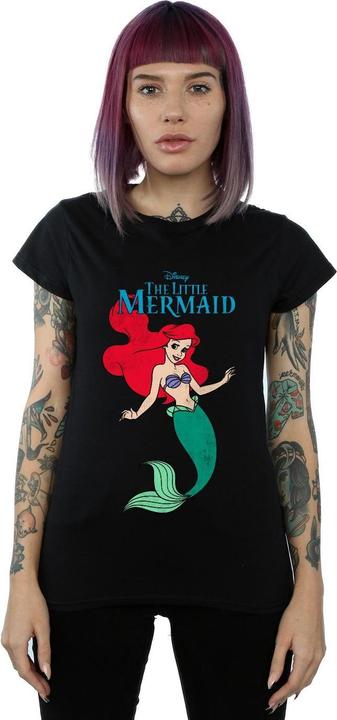 Actual product image Disney Womens/Ladies The Little Mermaid Line Ariel Cotton T-Shirt (XL)