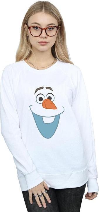 Actual product image Disney Womens/Ladies Frozen Olaf Face Sweatshirt (XL)