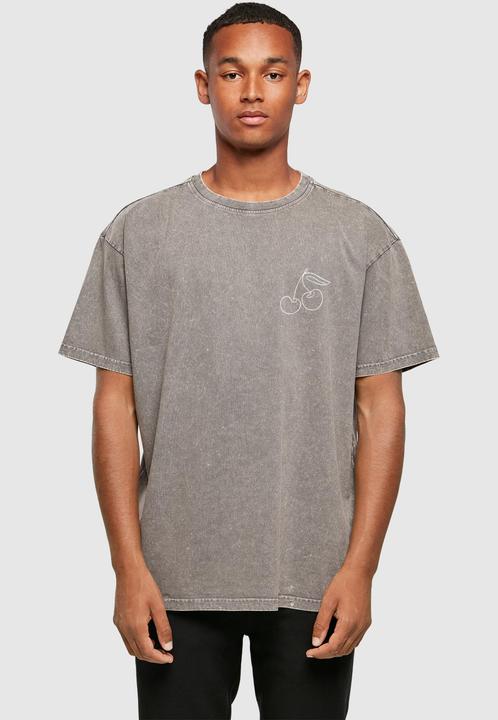 Image du produit Merchcode Cherry Acid Washed Oversize Tee - 112737 (S)