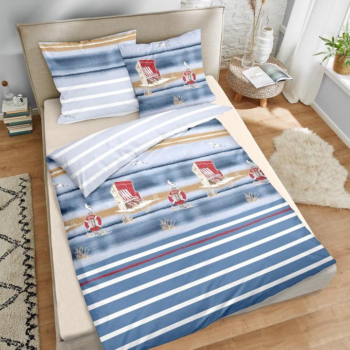 Actual product image Traumschlaf Beach chair (Bedding set, 135x200 cm + 80x80 cm)