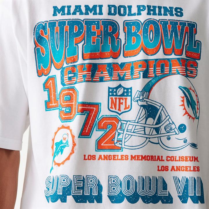 Immagine prodotto New Era NFL Shirt - SUPERBOWL Miami Dolphins weiss - S (S)