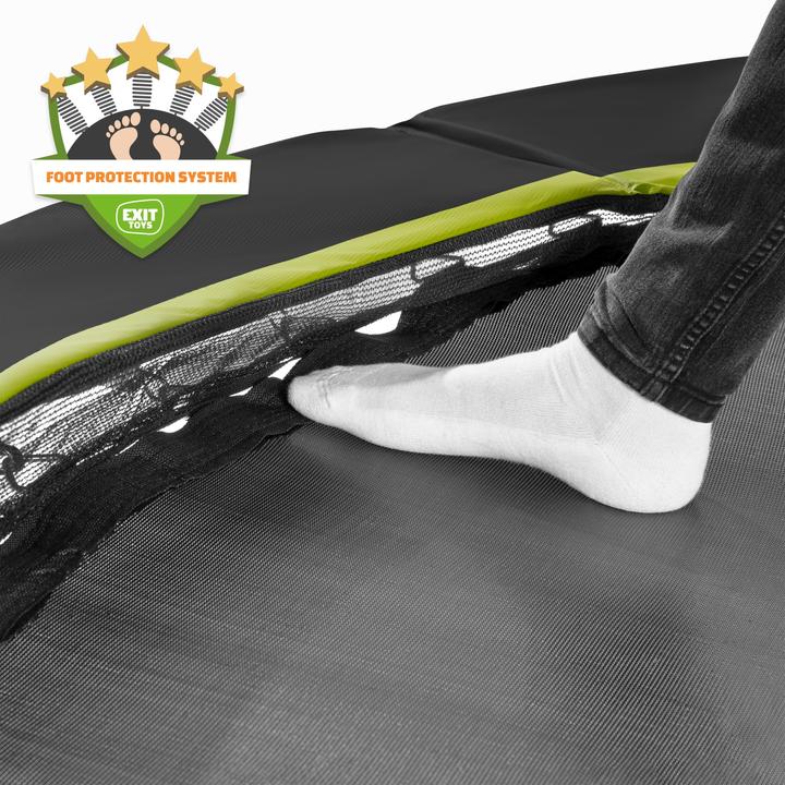 Produktbild Exit Silhouette sports Bodentrampolin ø305cm - schwarz