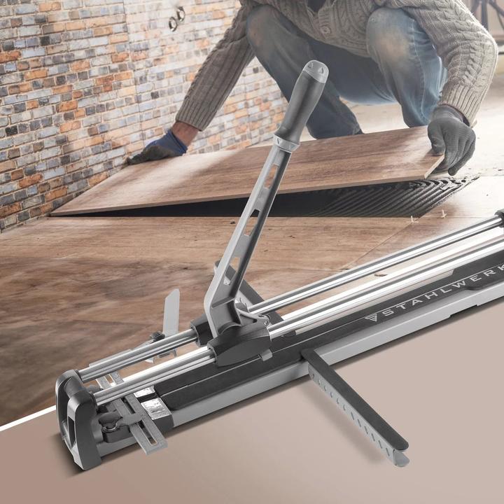 Produktbild Stahlwerk Profi Fliesenschneider mit 600 mm Schnittlänge und 14 mm Schneidstärke