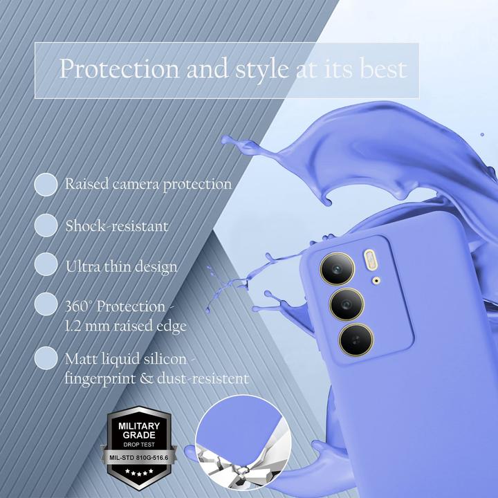 Actual product image Cadorabo Case for Realme C75 TPU Liquid Silicone Cover (Siemens CC75)