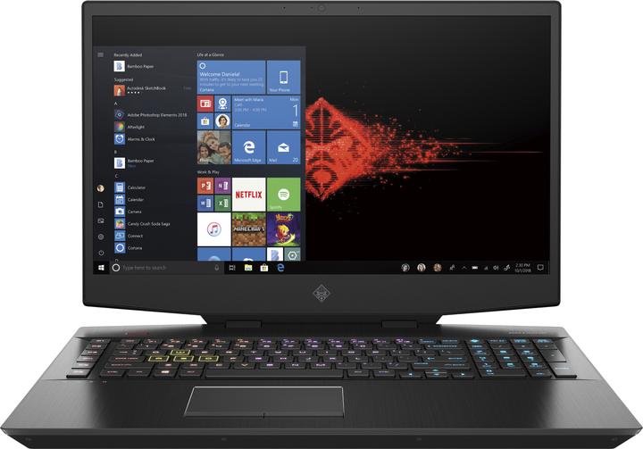 Produktbild HP Omen 17 17-cb1055ng, 43,94cm (17,3 Zoll), RTX 2060 Gaming Notebook (17.30", Intel Core i7-10750H, 16 GB, DE)