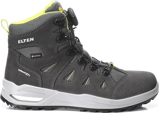 Produktbild Maddox ELTEN Berufsstiefel RILEY XXF BOA® GTX grey-lime Mid ESD O2 WR CI Gr. 43 (O2, 43)