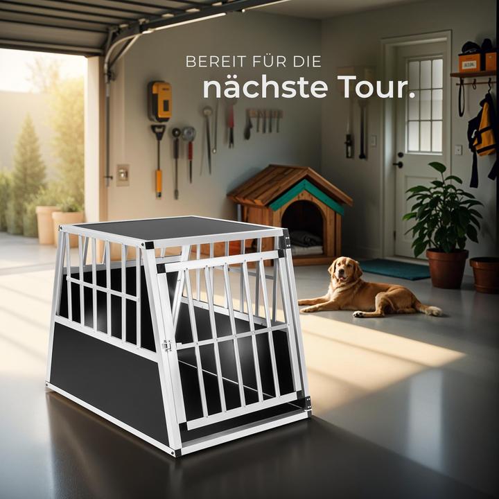 Produktbild tectake Hundetransportbox (Hund, Sicherheitsverschluss)