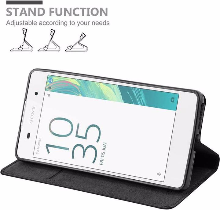 Productafbeelding Cadorabo Boek Onzichtbare Magneethoes (Sony Xperia E5)