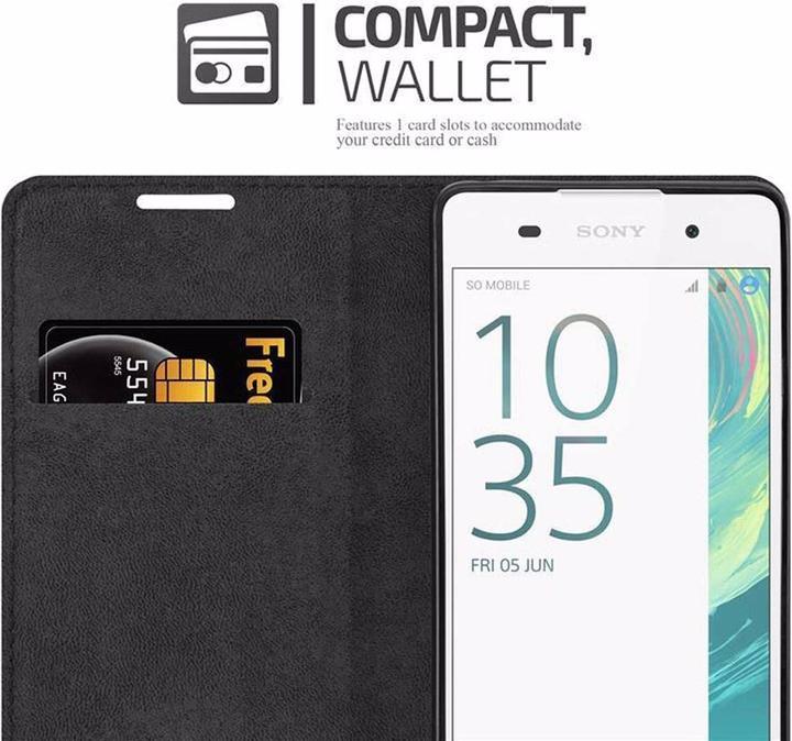Productafbeelding Cadorabo Boek Onzichtbare Magneethoes (Sony Xperia E5)