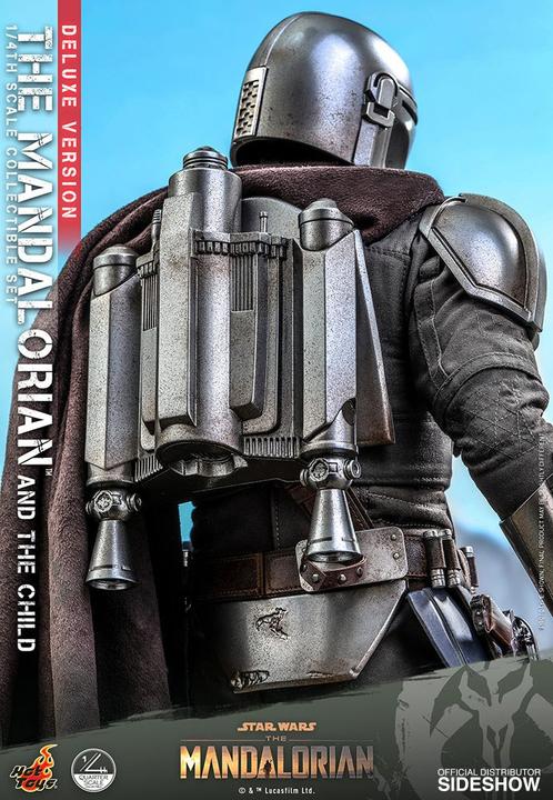 Actual product image Hot Toys Star Wars - The Mandalorian "The Mandalorian & The Child" Deluxe 1/4 Action Figures