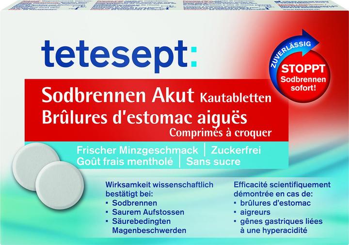 Immagine prodotto Tetesept Sodbrennen (1 Pezzo/i, 53 g)