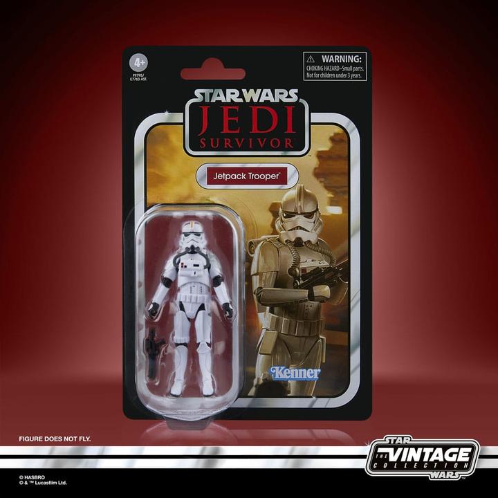 Actual product image Hasbro Star Wars Jedi: Survivor Vintage Collection action figure Jetpack Trooper 10 cm