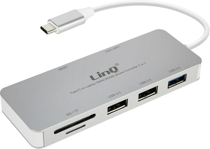 LinQ 7-in-1 USB-C Multiport Hub (USB-C, 7 Ports)