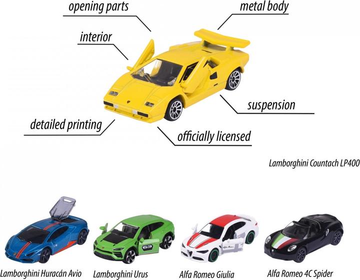 Immagine prodotto Majorette Auto da sogno Italia Auto
