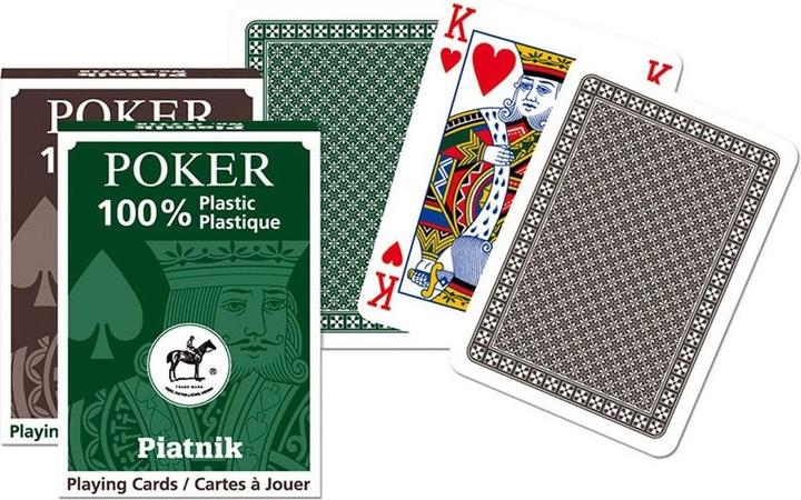 Piatnik PIA1362 - Playing Cards: Poker - Single Game, Economy (English)