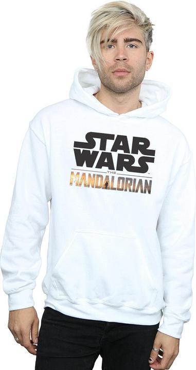 Immagine prodotto Star Wars The Mandalorian Logo Felpa con Cappuccio Uomo (XL)