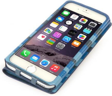 Produktbild Tucano Stripes Folio für iPhone 6/6S (4.7) Blau (Apple iPhone 6)