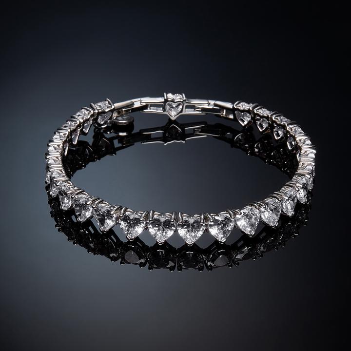 Actual product image Chiara Ferragni Diamond Heart Armband (19 cm, Stainless steel)