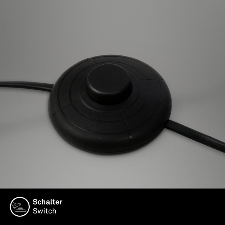Produktbild Briloner Stehleuchte, Schwarz / Natur, exkl.1x E27/max. 10W (E27)