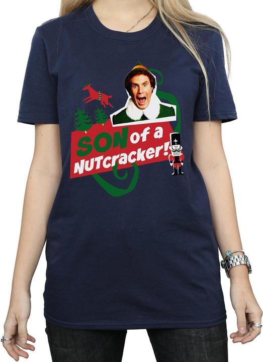 Image du produit Elf - T-shirt SON OF A NUTCRACKER BOYFRIEND FIT - Femme (S)