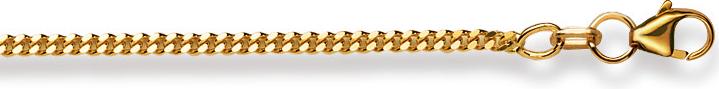 Produktbild Natsumi Schmuck Halskette Gelbgold 9K/375 Panzer 2.1mm (375/9 K Gelbgold, 40 cm)