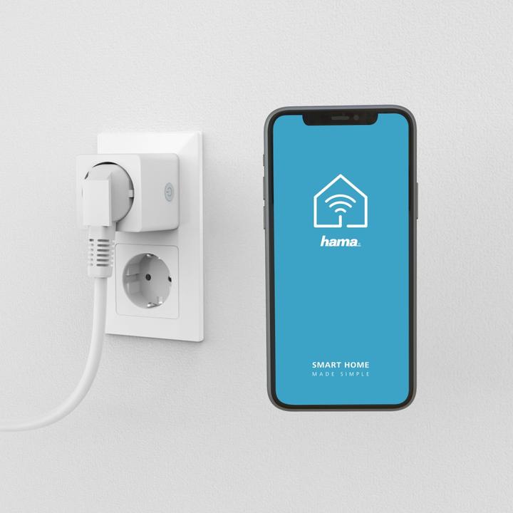 Produktbild Hama WLAN-Steckdose HomeKit per Sprache/App steuern, 3.680W, 16A
