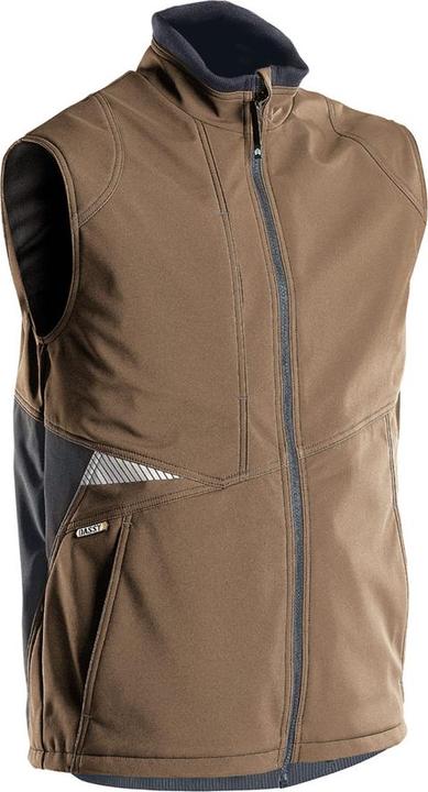 Image du produit Dassy Gilet Softshell Fusion brun argile/gris anthracite taille M (M)