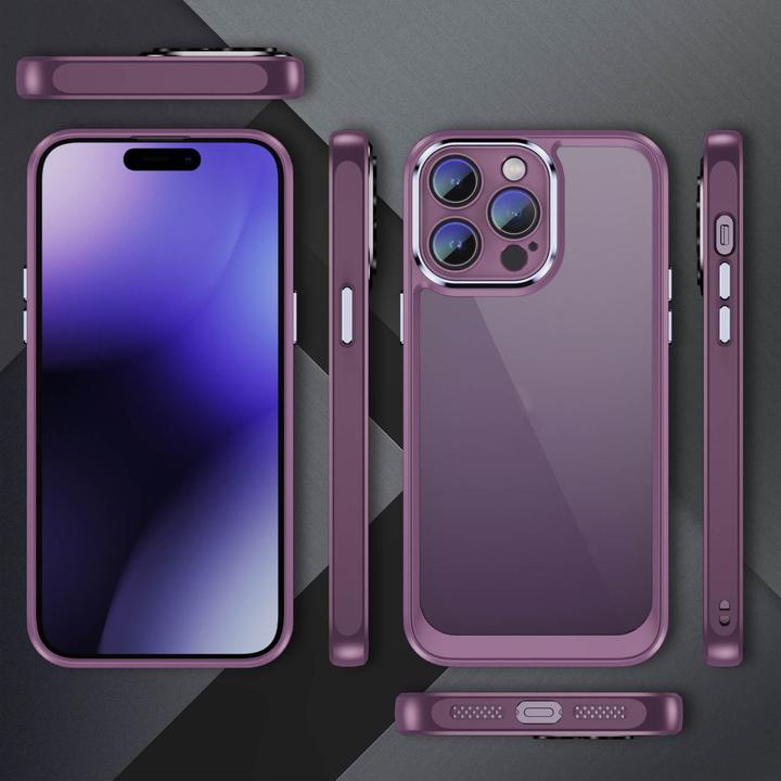 Immagine prodotto Cover-Discount iPhone 15 Pro - Custodia con protezione per fotocamera viola (Apple iPhone 15 Pro)