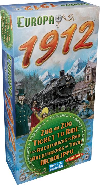 Asmodée Zug um Zug Europa 1912 (Französisch, Deutsch, Englisch)