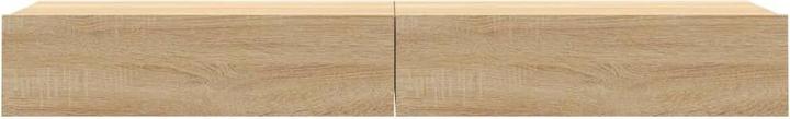 Immagine prodotto VidaXL TV Schrank mit LED-Leuchten Fernsehschrank Lowboard 2 Stk. Sonoma-Eiche