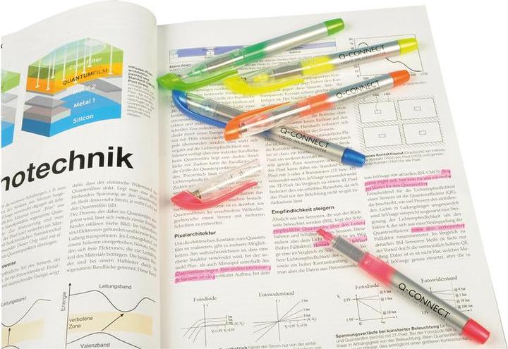 Actual product image Q-Connect Highlighter Slim (Green, 1 mm, 1 x)