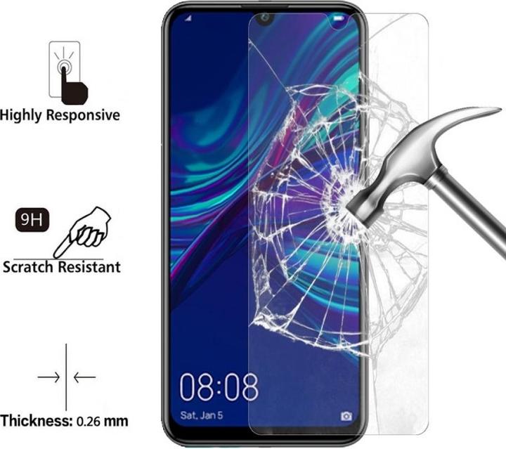 Produktbild Screenguard Huawei Y6 2019 Panzerglas Schutzfolie Case Friendly Design (1 Stück, Huawei Y6 (2019))