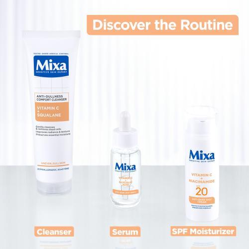 Produktbild Mixa Cleansing gel for dull skin (Anti-Dullness Comfort Cleanser) 150 ml (Gel, 150 ml)