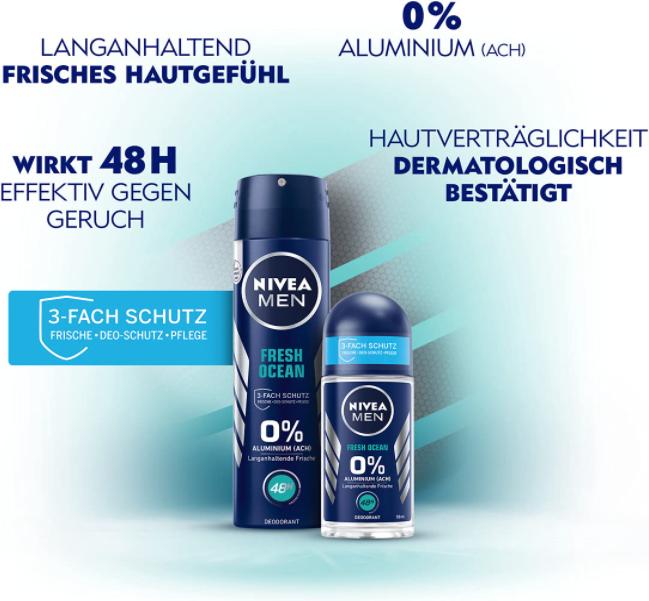 Produktbild Nivea Men Fresh Ocean (Spray, 150 ml)