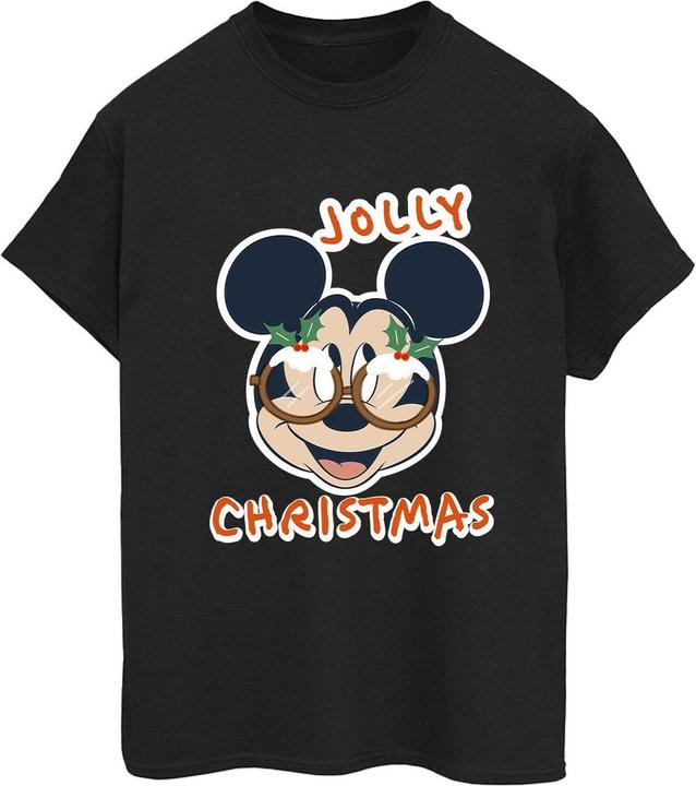 Image du produit Disney - T-shirt MICKEY MOUSE JOLLY CHRISTMAS GLASSES - Femme (M)