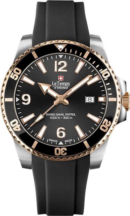 Image du produit Le Temps Patrouille navale suisse (Montre analogique, 43 mm)