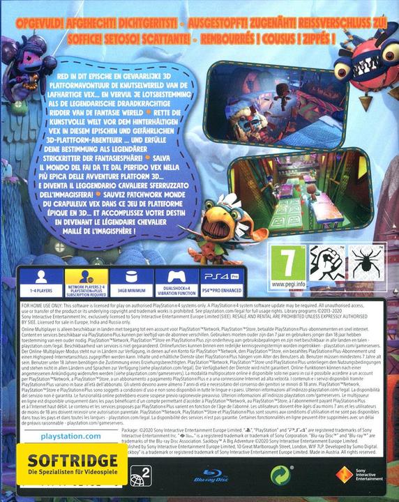 Actual product image Sony Sackboy: A Big Adventure (PS4, DE)