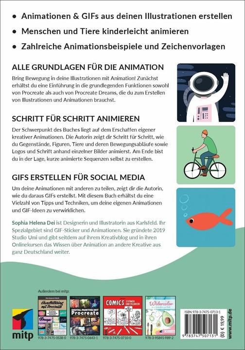Actual product image Animationen mit Procreate (German, Sophia Helena Dei, 2024)