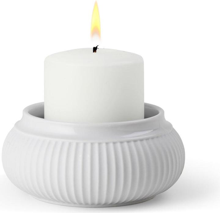 Image du produit Lyngby Curve Porte-bougies en bloc (Ø 11 x 5,5 cm)