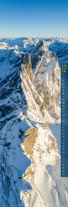 Actual product image Terra Kalender 2026 (33 x 100 cm, Hardcover, English, Spanish, French, German)